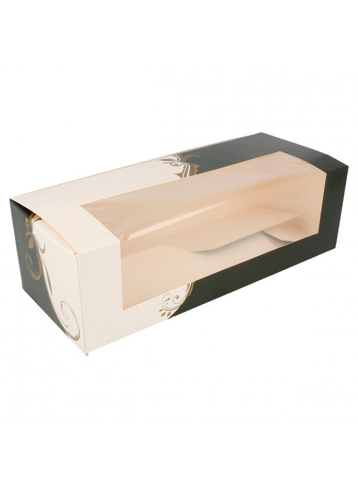 Horecazon - Cake Boxes With Window 275 Gsm 26X11X8 Cm White Cardboard ...
