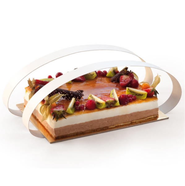 20 Kg Protective Strips For Cakes  580 Gsm 65X4 Cm White Cardboard (1 Unit) - Code 186.94